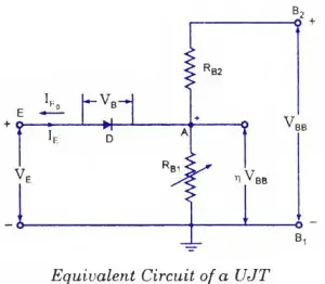 UJT 工作等效电路
